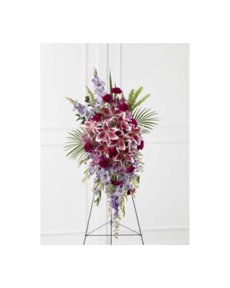 *完成*flower✿様オーダー The FTD Tender Touch Standing Spray in Southfield MI - Thrifty Florist