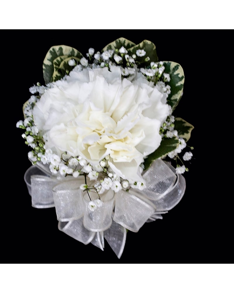 Carnation wrist hot sale corsage