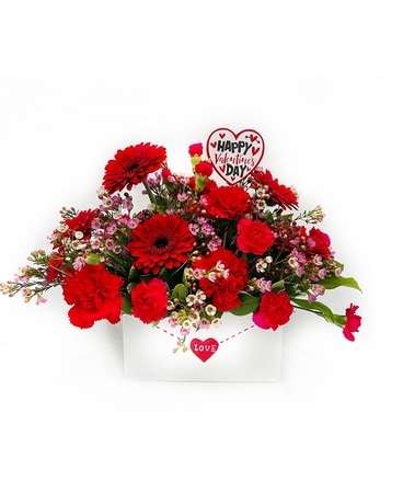 Love Note Flower Arrangement