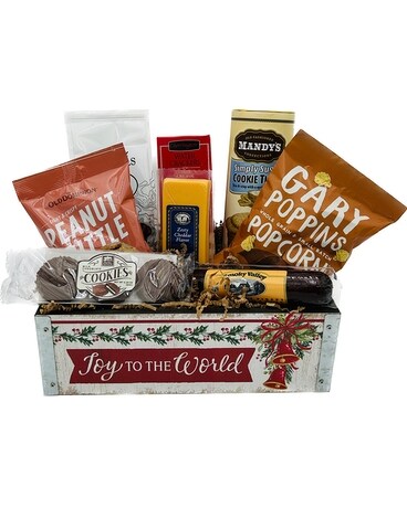 Joy To The World Gourmet Box Gift Basket
