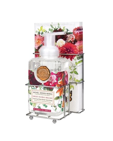 Sweet Floral Melody Foaming Soap Napkin Set Gifts