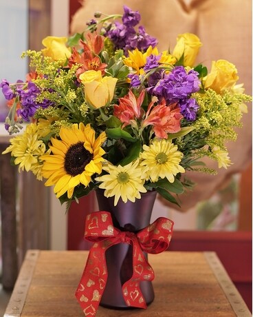 Rustic Love Flower Arrangement