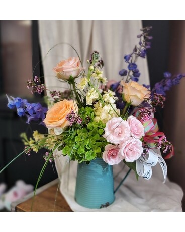 Pitcher Perfect Flower Arrangement