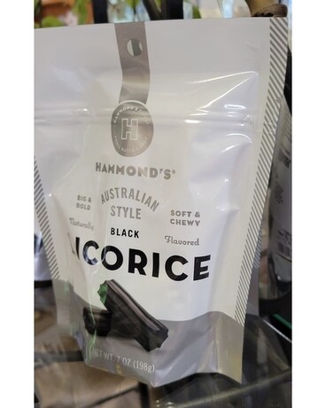 Hammond's Australian style black licorice Custom product