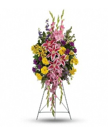 Rainbow of Remembrance Flower Arrangement