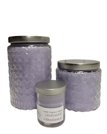 Lavender Chamomile Sunset Scents Candle Jar Candle