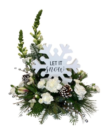 Snowflake Splendor by Razzle Dazzle® Flowers Mesa Custom product