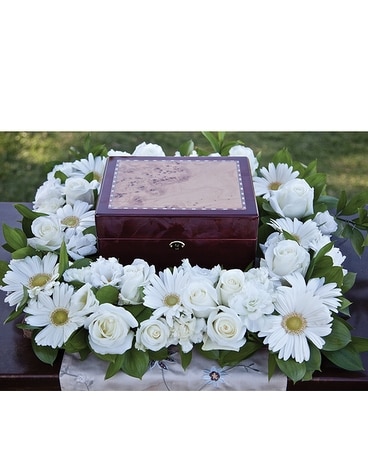 Square Urn Wreath