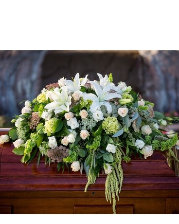 Emerald Rememberance Casket Spray