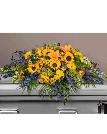 Country Home Casket Spray