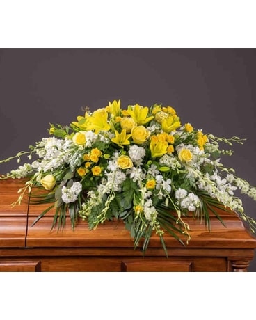 Cherished Memories Casket Spray