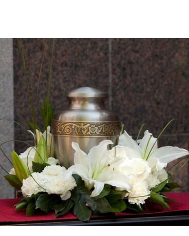 Oriental Lily Urn Wreath