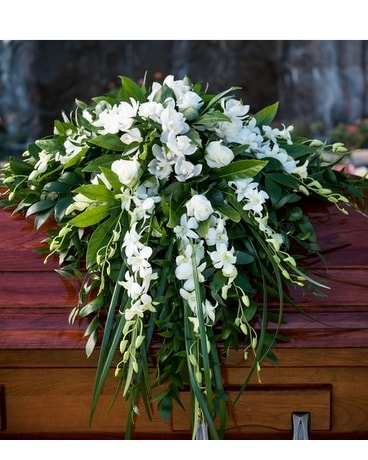 Orchid Beauty Casket Spray