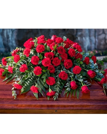 For Love Casket Spray