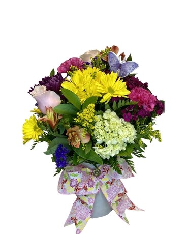 Blooms & Butterflies Razzle Dazzle® Flowers Mesa Flower Arrangement