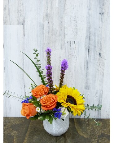 Sunset Flower Arrangement