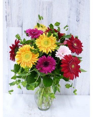 Gerbera Bright Flower Arrangement