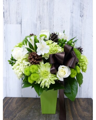 Winter Frost Flower Arrangement
