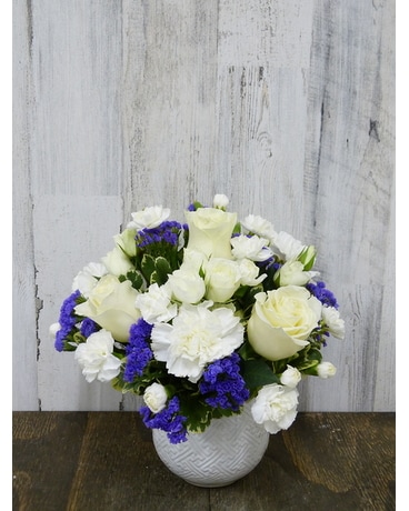 Indigo Skies Flower Arrangement