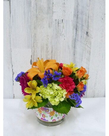 Vibrant Fusion Flower Arrangement