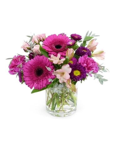 Perfectly Pink In Silver Spring Md Bell Flowers Inc Perfectly Pink Flower Arrangement