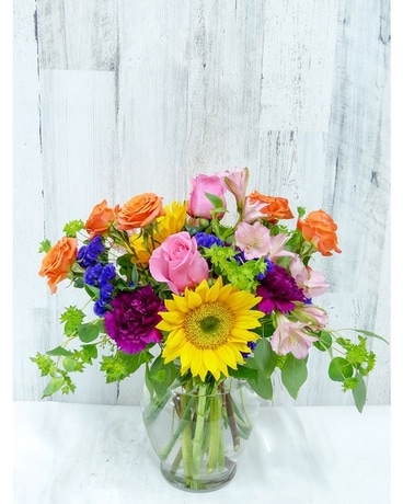 Pop of Color Bouquet Flower Arrangement