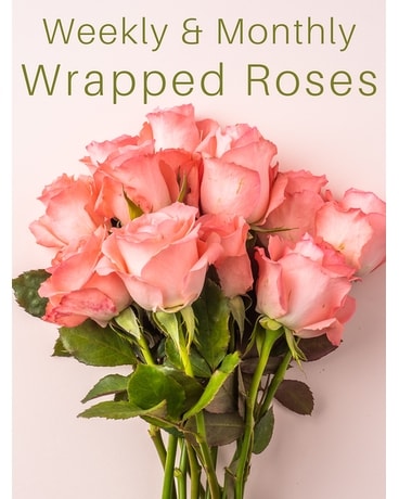 Weekly Roses Weekly & Monthly Wrapped Roses in Silver Spring MD - Bell Flowers, Inc
