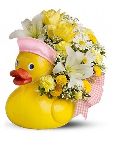 Just Ducky Bouquet - Girl Flower Arrangement