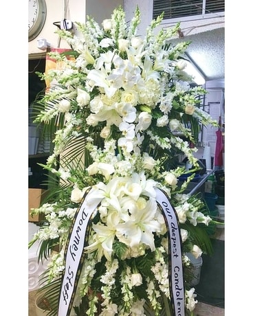 Life Everlasting Double Spray Flower Arrangement