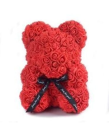 Faux Rose Red Bear Gifts