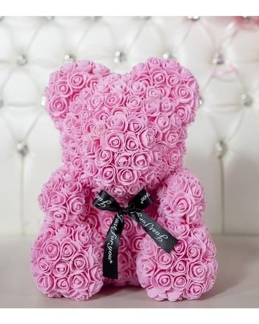 Faux Rose Pink Bear Gifts