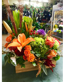 passionate fall Flower Arrangement