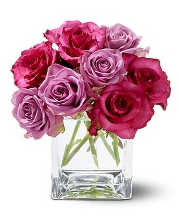 Wild Plum Roses Flower Arrangement