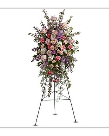 Peaceful Garden Spray Flower Arrangement