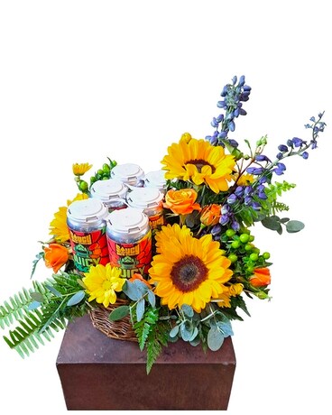 Biergarten Flower Arrangement
