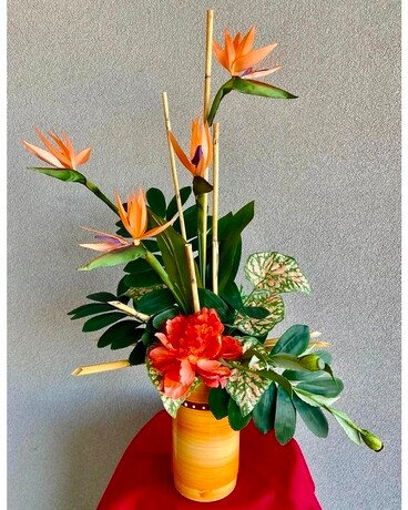 Artificial Arrangement Exotic Paradise Flower Arrangement