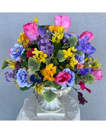 ARTIFICIAL ARRANGEMENT Spring Spectacle Flower Arrangement