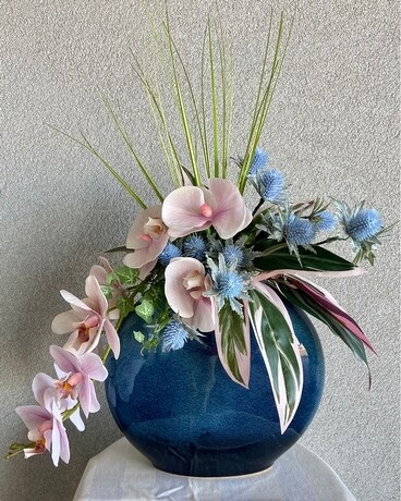 ARTIFICIAL ARRANGEMENT Orchid Delight Flower Arrangement