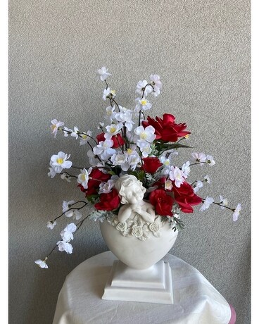 Cupid’s Love ARTIFICIAL Arrangement Flower Arrangement