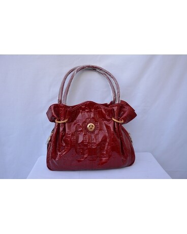 Misty Red Leather Purse Custom product