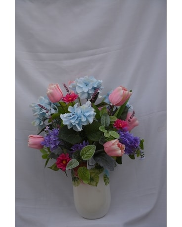ARTIFICIAL ARRANGEMENT in Pinks and Blues Custom product