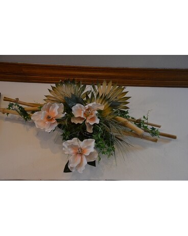 ARTIFICIAL ARRANGEMENT Peach Swag Custom product