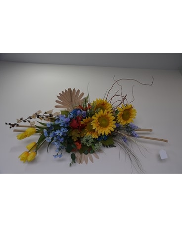 ARTIFICIAL ARRANGEMENT Sunflower Swag Custom product