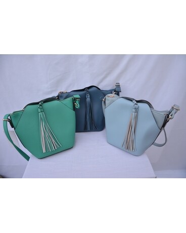 Aqua Tassle Purse Custom product