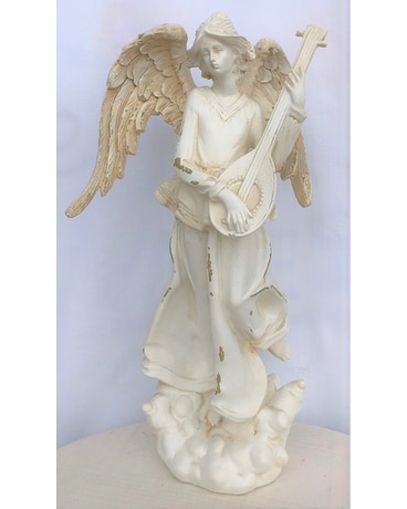 Angel Playing the Mandolin Flower Arrangement