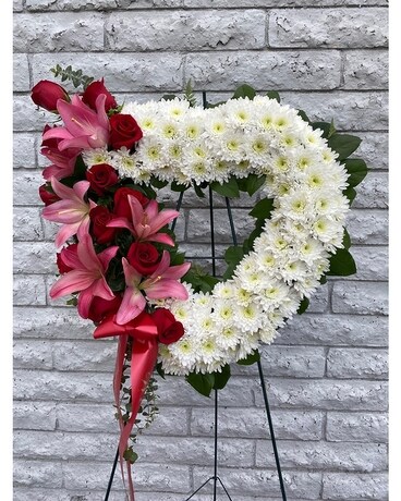 Beautiful Heart of Grace Flower Arrangement