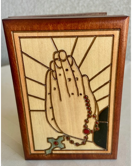 As Shown size, 5 inches height and 3.5 inches wide.