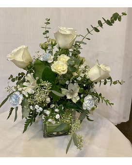 Standard size, 14 inches height and 11 inches wide.