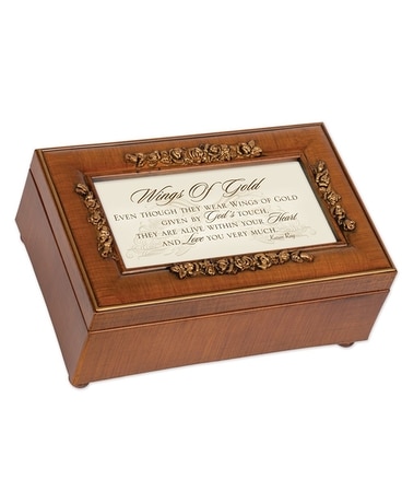 Wings of Gold Music Box Custom product