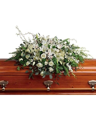 Grandest Glory Casket Spray Flower Arrangement